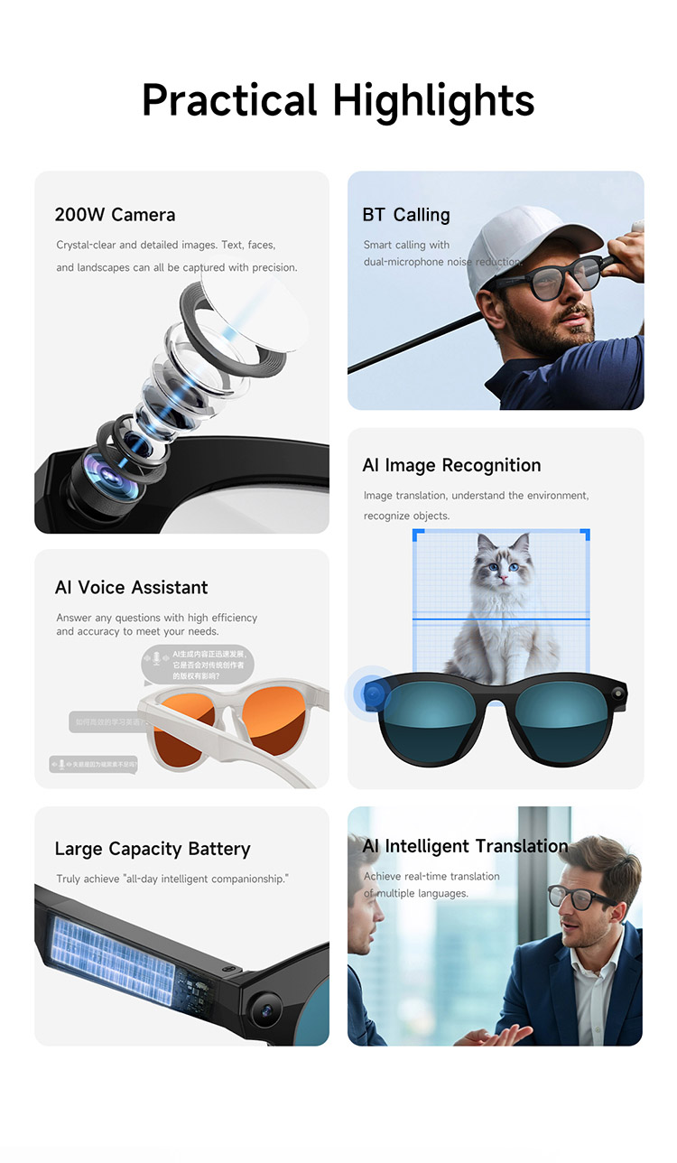 Smart Glasses with Camera