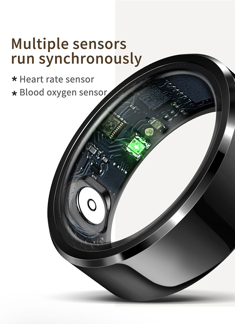 Cardiac Sensor R6 Newest R6 Smart ring Multiple sport modes Waterproof Remote photography ...